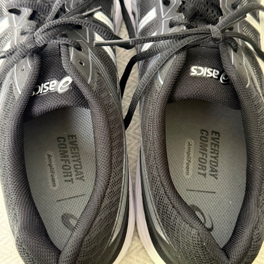 Asics Gel-Contend 4 Mens 11.5 4E Extra Wide Black Silver Running Shoes T716N - Picture 6 of 8